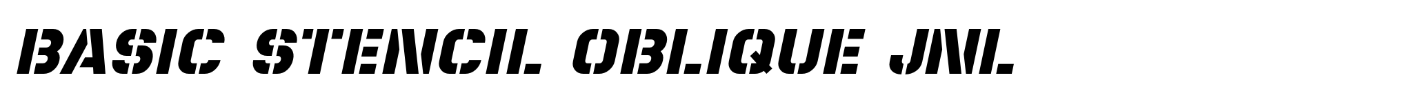 Basic Stencil Oblique JNL image